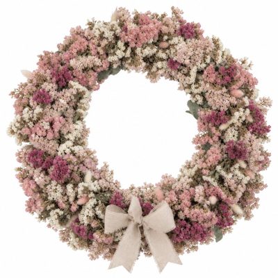 20" Handmade Pink Pillow Wreath